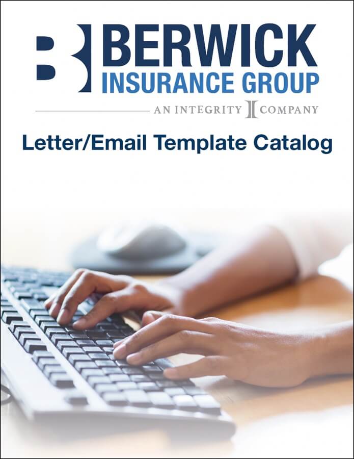 Letter Email Template Catalog